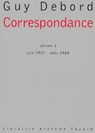 Correspondance - volume 1 - Guy Debord - 9782213645612