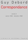 Correspondance, volume 3 - Guy Debord - 9782213645636