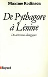 De Pythagore à Lénine - Maxime Rodinson - 9782213651972