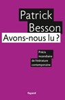 Avons-nous lu ? - Patrick Besson - 9782213676234