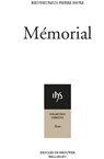 Mémorial - Pierre Favre ; Michel de Certeau - 9782220095035