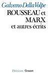 Rousseau Et Marx - Della Volpe-G - 9782246001324