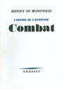 Combat - Henry de Monfreid - 9782246148098