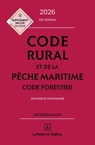Code rural et de la pêche maritime - Code forestier 2026 46ed - Annoté et commenté - Collectif ; Isabelle Couturier ; Camille Selighini Grevilliot - 9782247250431