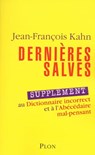 Dernières salves - Jean-François Kahn - 9782259213301