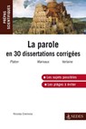 La parole en 30 dissertations corrigées - Nicolas Cremona - 9782301002990