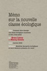 Mémo sur la nouvelle classe écologique - Bruno Latour ; Nikolaj Schultz - 9782359252194