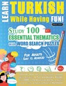 LEARN TURKISH WHILE HAVING FUN! - FOR ADULTS - Linguas Classics - 9782385110482