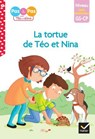 Téo et Nina - premières lectures 100% déchiffrable - La tortue de Téo et Nina - Isabelle Chavigny ; Marie-Hélène Van Tilbeurgh - 9782401116108