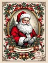 Retro christmas cards coloring book for adults grayscale. Vintage christmas greetings coloring book - Color Me Vintage - 9782693050524