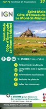 Saint Malo Côte d'Emeraude Mont St. Michel 1:75 000 -  - 9782758551348