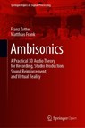 Ambisonics - Franz Zotter ; Matthias Frank - 9783030172060