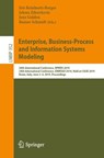Enterprise, Business-Process and Information Systems Modeling - Iris Reinhartz-Berger ; Jelena Zdravkovic ; Jens Gulden ; Rainer Schmidt - 9783030206178