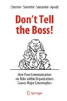 Don't Tell the Boss! - Dmitry Chernov ; Didier Sornette ; Giovanni Sansavini ; Ali Ayoub - 9783031052057