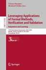 Leveraging Applications of Formal Methods, Verification and Validation. Adaptation and Learning - Tiziana Margaria ; Bernhard Steffen - 9783031197581