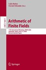 Arithmetic of Finite Fields - Lejla Batina ; Ferruh Ozbudak - 9783032275738