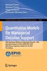 Quantitative Models for Managerial Decision Support - Mariana Funes ; Mariano Frutos ; Diego G. Rossit - 9783032291516