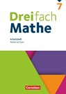 Dreifach Mathe 7. Schuljahr. Niedersachsen - Arbeitsheft mit Lösungen - Christina Tippel ; Hanno Wieczorek ; Mesut Yurt - 9783060436880