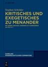 Kritisches Und Exegetisches Zu Menander - Stephan Schroder - 9783111191508