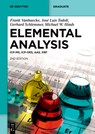 Elemental Analysis: Icp-Ms, Icp-Oes, Aas, Xrf - Frank Vanhaecke - 9783111333717