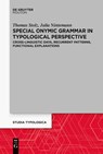 Special Onymic Grammar in Typological Perspective - Julia Nintemann ; Thomas Stolz - 9783112215494