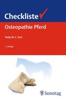 Checkliste Osteopathie Pferd - Katja Eser - 9783132401693