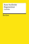 Regenwörter - Rose Ausländer - 9783150089590