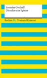 Die schwarze Spinne. Textausgabe mit Kommentar und Materialien - Jeremias Gotthelf - 9783150161371