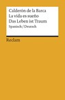 La vida es sueño/ Das Leben ist ein Traum - Pedro Calderón de la Barca - 9783150185834