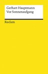 Vor Sonnenaufgang - Gerhart Hauptmann - 9783150190173