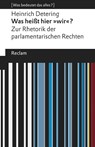 Was heißt hier »wir«? - Heinrich Detering - 9783150196199