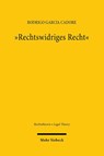 "Rechtswidriges Recht" - Rodrigo Garcia Cadore - 9783161620676