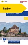 KuF Schweiz Wanderkarte 21 Genève 1 : 60 000. Matt laminiert -  - 9783259022214