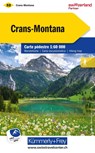 KuF Schweiz Wanderkarte 32 Crans-Montana 1 : 60.000 / Matt laminiert -  - 9783259022320