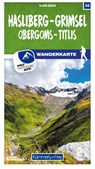 Hasliberg - Grimsel Obergoms - Titlis 32 Wanderkarte 1:40 000 -  - 9783259023327