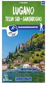 Lugano - Sottoceneri - Gambarogno 50 Wanderkarte 1:40 000 matt laminiert -  - 9783259023501