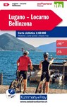 Radwanderkarte Lugano - Locarno - Bellinzona mit Ortsindex (18) -  - 9783259024188