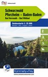 Kümmerly+Frey Outdoorkarte Deutschland 52 Schwarzwald, Pforzheim, Baden-Baden 1:35.000 -  - 9783259300435