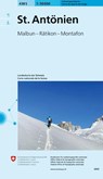 438S St. Antönien Schneesportkarte -  - 9783302504384