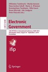 Electronic Government - Efthimios Tambouris ; Marijn Janssen ; Hans Jochen Scholl ; Maria A. Wimmer ; Konstantinos Tarabanis ; Mila Gasco ; Bram Klievink ; Ida Lindgren ; Peter Parycek - 9783319224787