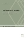 Reference to Names - Natascha Raue - 9783381146437