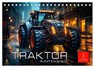 Traktor Fantasien (Tischkalender 2025 DIN A5 quer), CALVENDO Monatskalender -  - 9783383888885