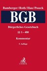 Bürgerliches Gesetzbuch Band 1: §§ 1-480 - Heinz Georg Bamberger ; Herbert Roth ; Wolfgang Hau - 9783406776113