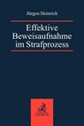 Effektive Beweisaufnahme im Strafprozess - Jürgen Heinrich - 9783406808258