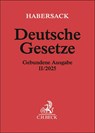 Deutsche Gesetze Gebundene Ausgabe II/2025 - Mathias Habersack ; Heinrich Schönfelder - 9783406835452