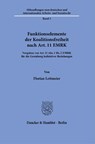 Funktionselemente der Koalitionsfreiheit nach Art. 11 EMRK. - Florian Lettmeier - 9783428183395