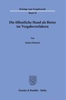 Die öffentliche Hand als Bieter im Vergabeverfahren - Stefan Helmich - 9783428191338