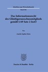 Das Informationsrecht des Gläubigerausschussmitglieds gemäß § 69 Satz 2 InsO - Amelie Sophie Klein - 9783428194766
