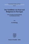 Das Verhältnis von Staat und Religionen in Norwegen - Iris Robinigg - 9783428195039