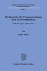 Die konzernweite Wissenszurechnung beim Unternehmenskauf - Sophie Hallas - 9783428195442